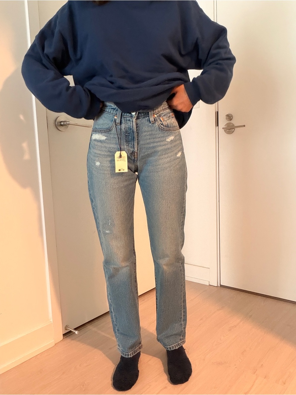Levi's Light Blue Straight-Leg Women's Jeans